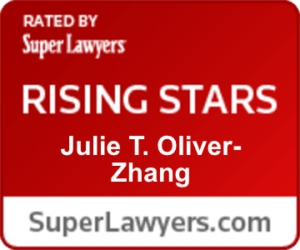 Rated by Super Lawyers - Julie T. Oliver-Zhang - Rising Stars