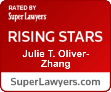 Rated by Super Lawyers - Julie T. Oliver-Zhang - Rising Stars